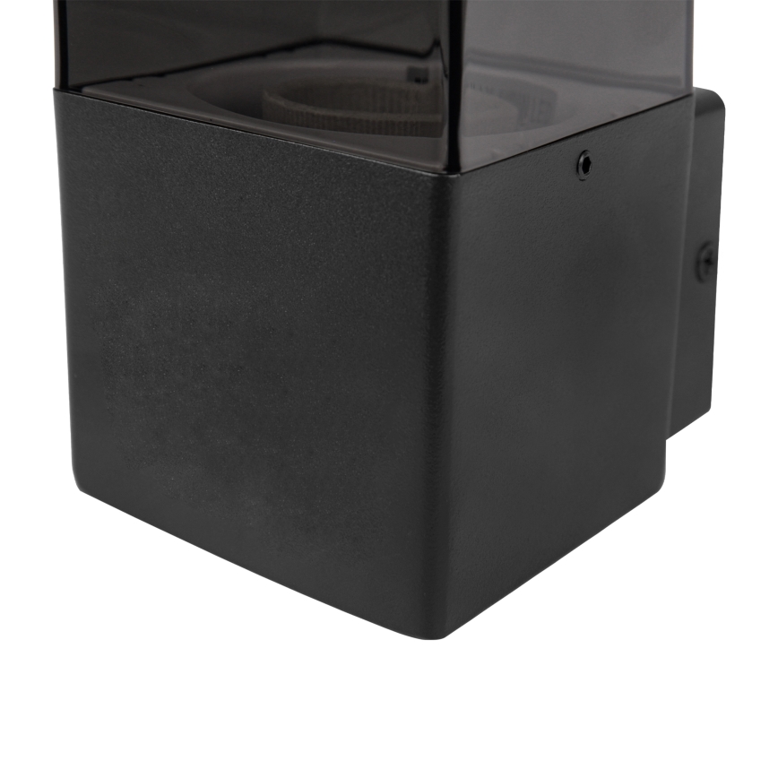 Vanjsko zidno svjetlo 1xE27/40W/230V IP44 crno/dimljeno