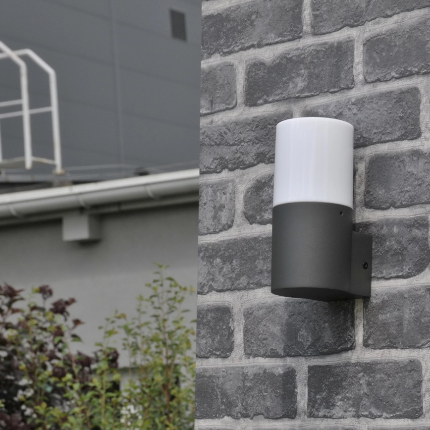 Vanjsko zidno svjetlo DALLAS 1xE27/12W/230V IP44 antracit