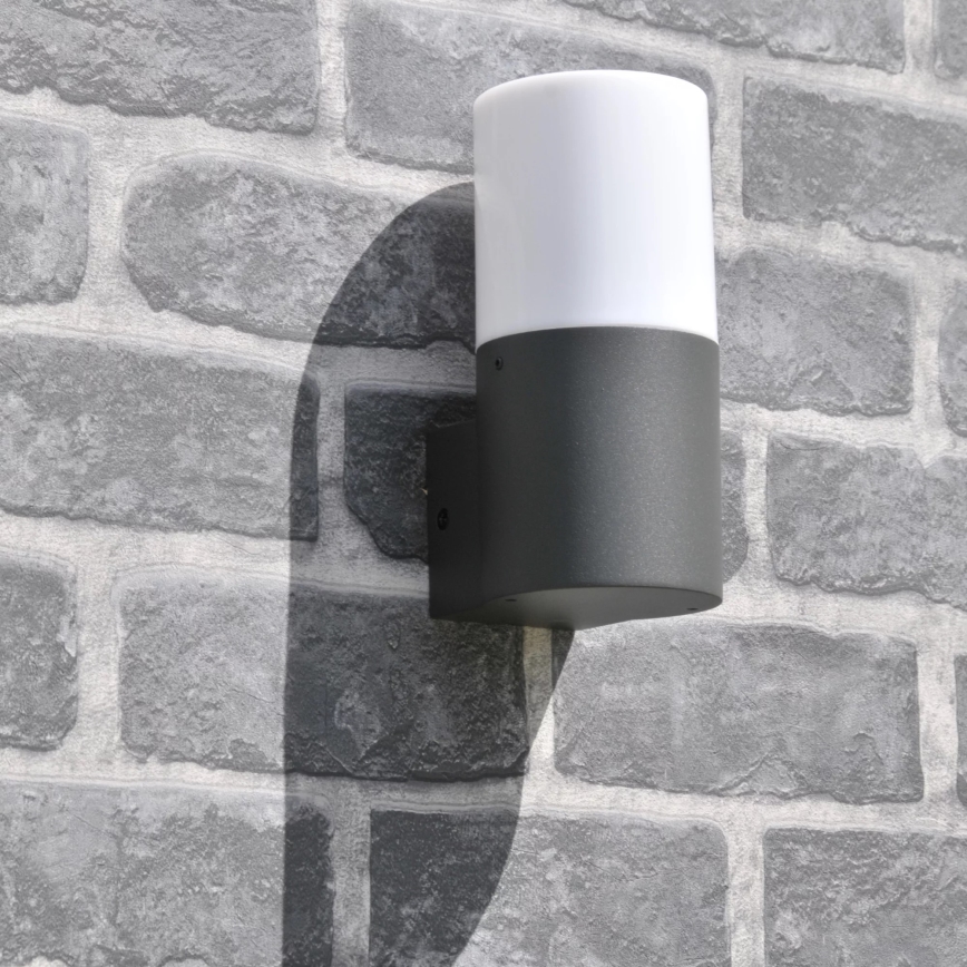 Vanjsko zidno svjetlo DALLAS 1xE27/12W/230V IP44 antracit