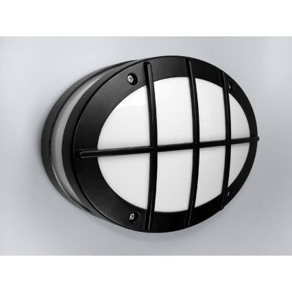 Vanjsko zidno svjetlo GALLUN 1xE27/60W/230V IP54 crno