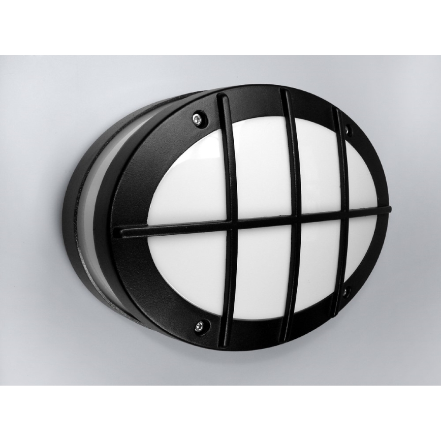 Vanjsko zidno svjetlo GALLUN 1xE27/60W/230V IP54 crno