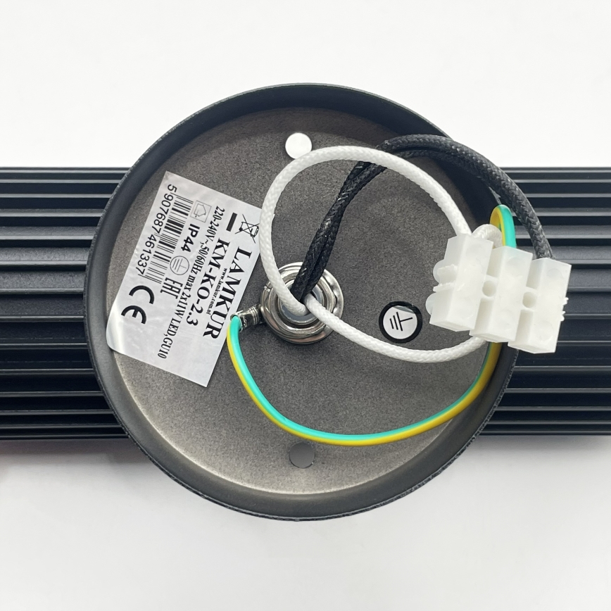 Vanjsko zidno usmjereno svjetlo LANTHEA 2xGU10/11W/230V IP44 crno
