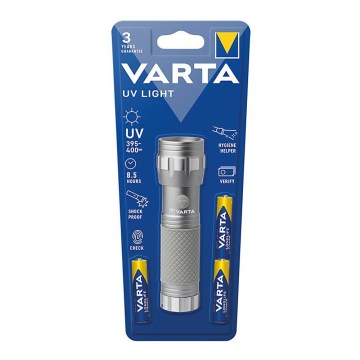 Varta 15638101421 - LED UV Lampa UV/3xAAA