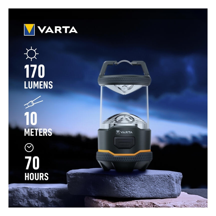 Varta 16550101111 - LED svjetiljka za kampiranje L10 LED/4xAA IP54