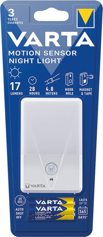 Varta 16624101421 - LED noćno svjetlo s senzorom NIGHT LIGHT LED/3xAAA