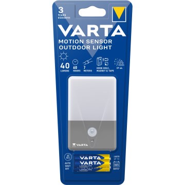 Varta 16634101421 - LED Baterijska svjetiljka za kampiranje sa senzorom LED/3xAAA IP44