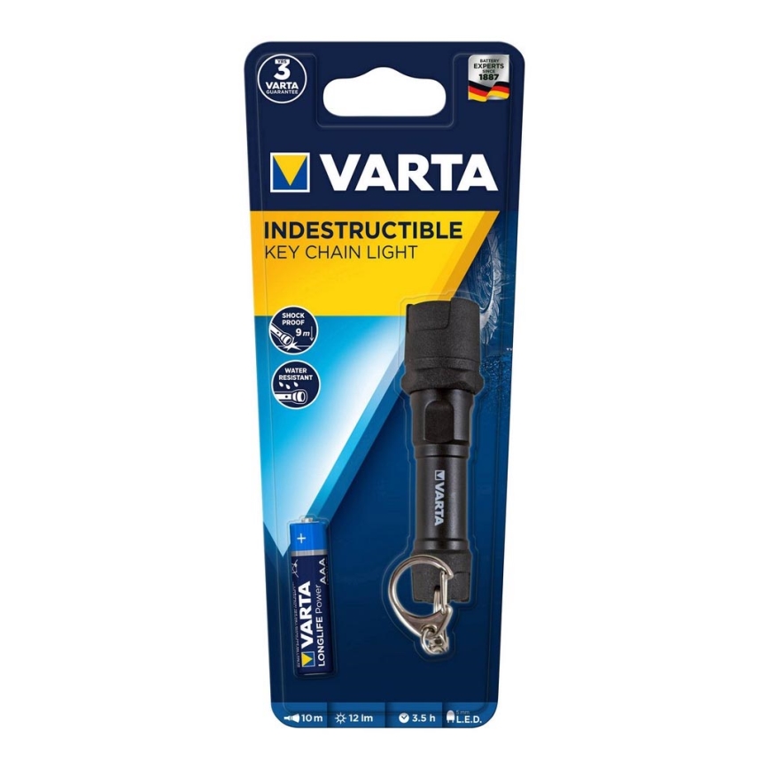 Varta 16701101421 - LED Ručna svjetiljka INDESTRUCTIBLE KEY CHAIN LIGHT LED/1xAAA