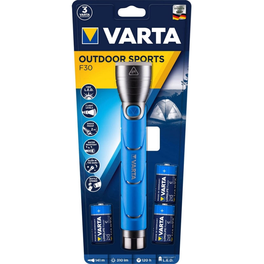 VARTA 18629 - LED Baterijska svjetiljka LED/5W/3xC
