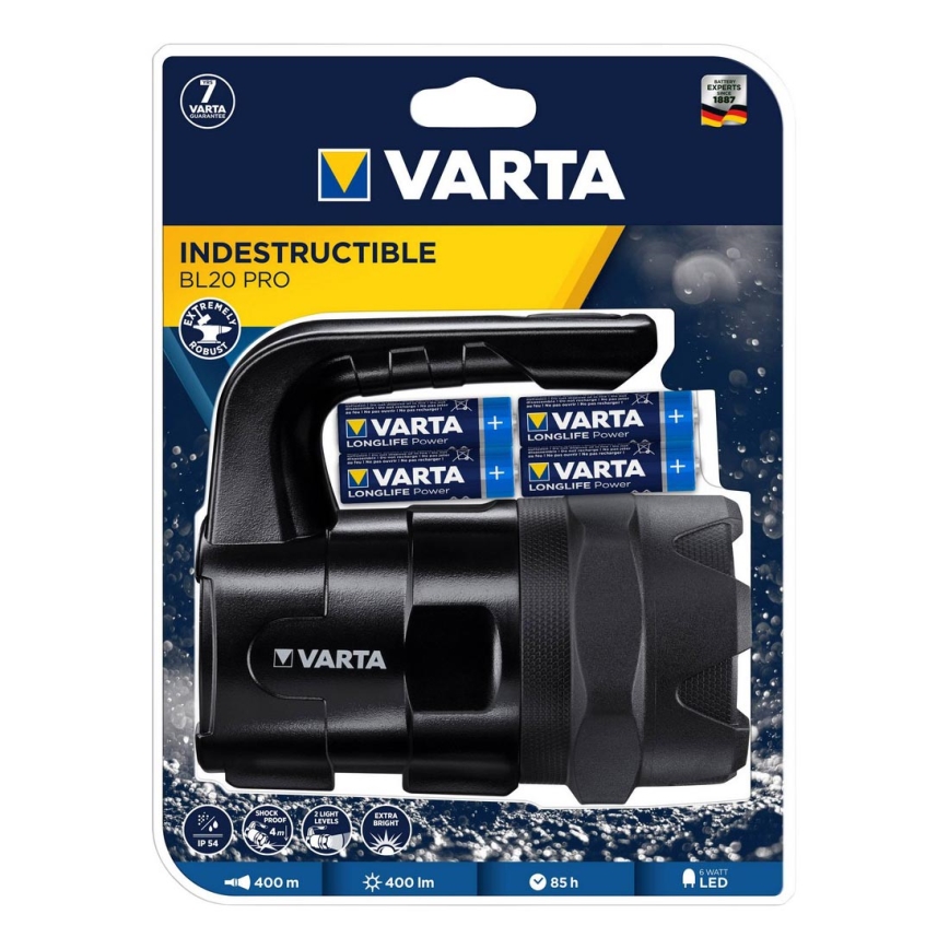 Varta 18751 - LED Ručna svjetiljka LED/6W/6xAA IP54