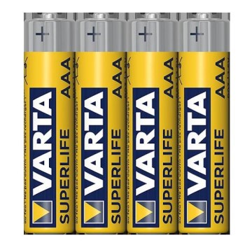 Varta 2003101304 - 4 kom Zinkougljična baterija SUPERLIFE AAA 1,5V