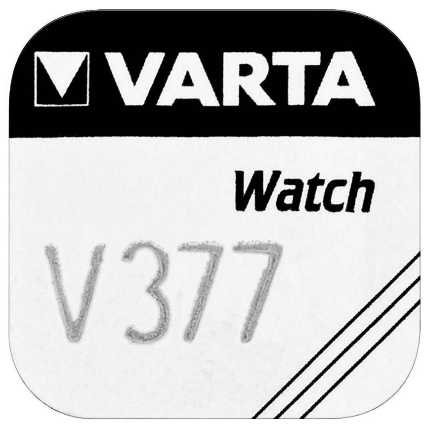Varta 3771 - 1 kom Srebrov oksid gumbasta baterija V377 1,5V