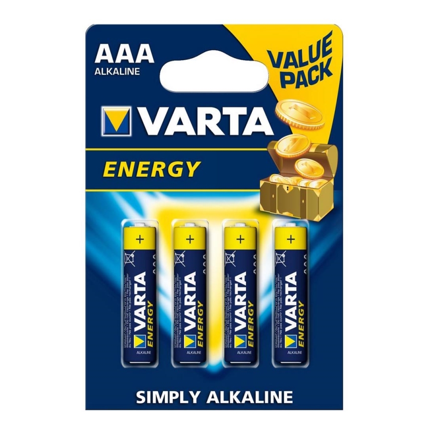 Varta 4103 - 4 kom Alkalne baterije ENERGY AAA 1,5V