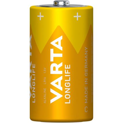 Varta 4114101422 - 2 kom Alkalne baterije LONGLIFE LR14/C 1,5V