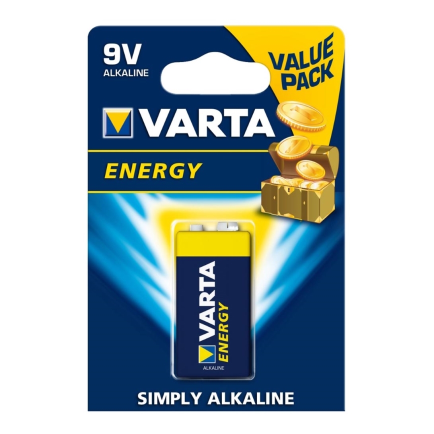 Varta 4122 - 1 kom Alkalna baterija ENERGY 9V