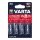 Varta 4706101404 - 4 kom Alkalna baterija LONGLIFE AA 1,5V