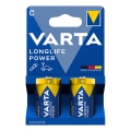 Varta 4914121422 - 2 komada alkalnih baterija LONGLIFE POWER LR14/C 1,5V