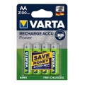 Varta 56706 - 4 kom Punjive baterije ACCU AA NiMH/2100mAh/1,2V