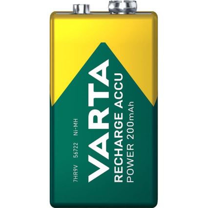 Varta 56722101401 - 1 kom Punjiva akumulatorska baterija ACCU Ni-MH, 200 mAh, 9 V