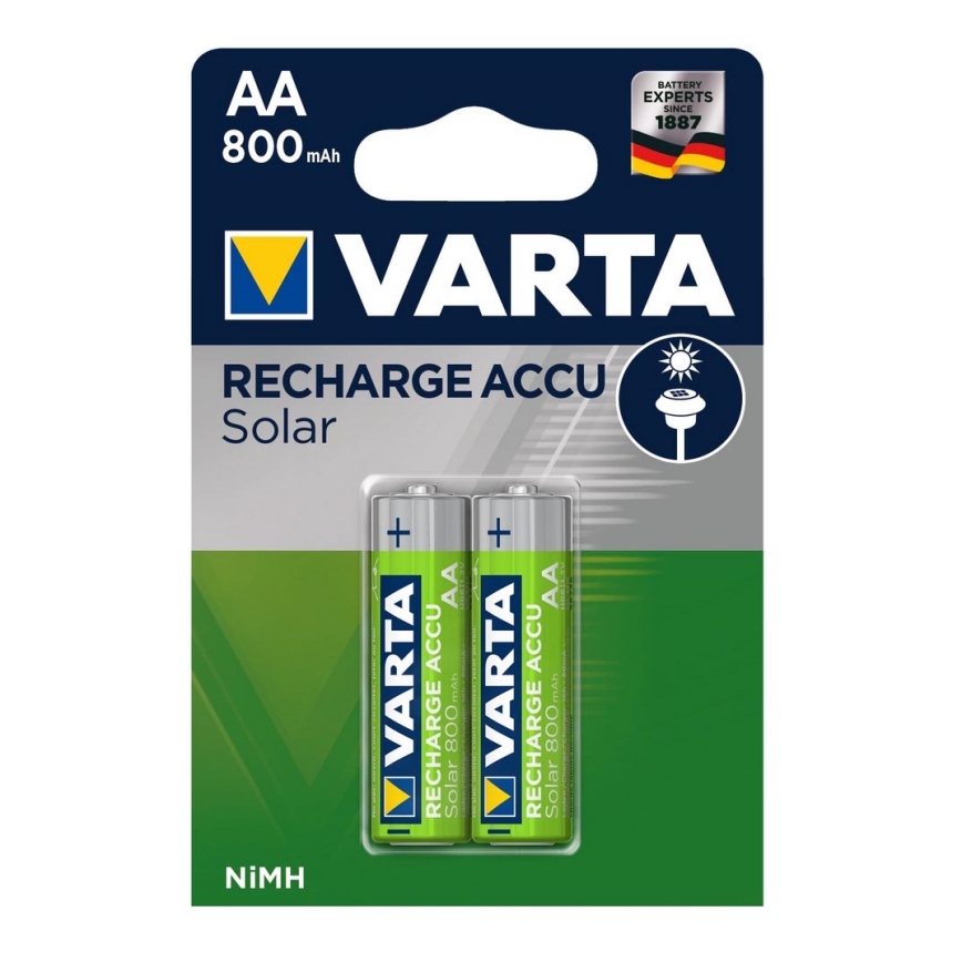 Varta 56736 - 2 kom Punjiva baterija SOLAR ACCU AA NiMH/800mAh/1,2V