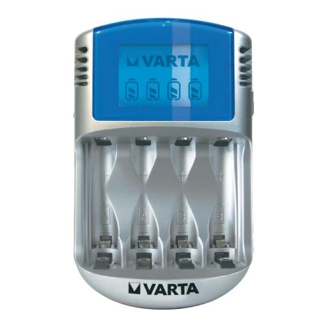 Varta 57070 - Punjač baterije LCD 4xAA/AAA 100-240V/12V/5V