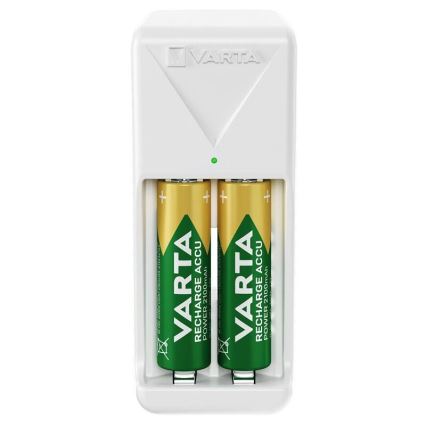 Varta 57656101451 - Punjač baterija 2xAA/AAA 2100 mAh 230V