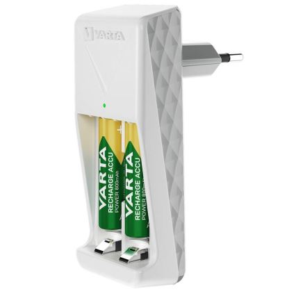 Varta 57656101451 - Punjač baterija 2xAA/AAA 2100 mAh 230V