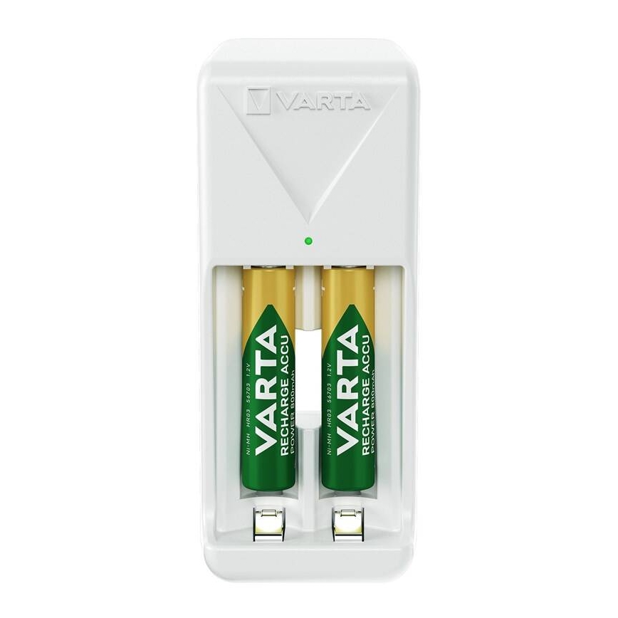 Varta 57656201421 - Punjač za baterije 2x AA/AAA, 800 mAh, 230 V