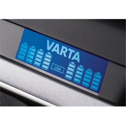 VARTA 57671 - LCD Multi punjač 8xAA/AAA a USB punjenje 4 sati