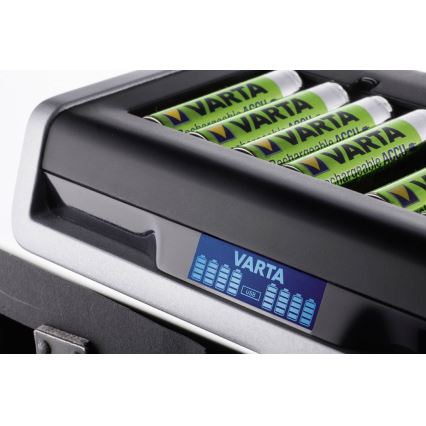 VARTA 57671 - LCD Multi punjač 8xAA/AAA a USB punjenje 4 sati