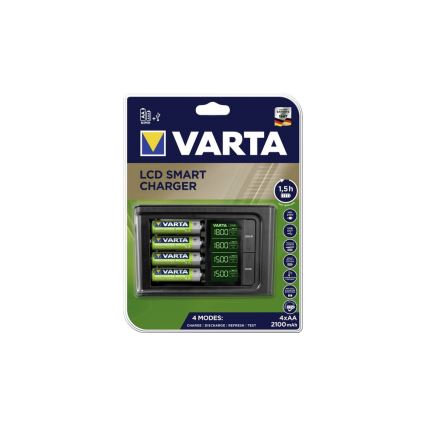 VARTA 57674 - LCD Smart punjač 4xAA/AAA punjenje 1,5 sati