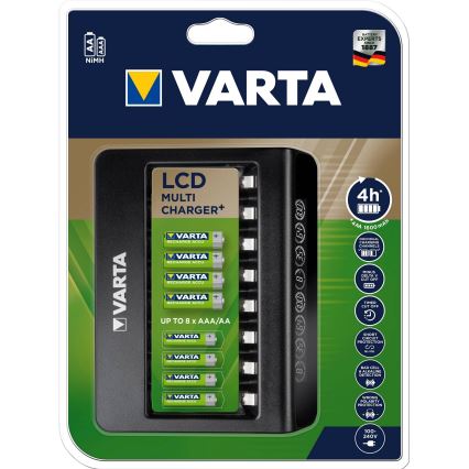 Varta 57681 - LCD Smart punjač 8xAA/AAA punjenje 2h