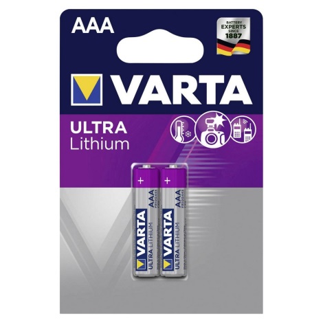 Varta 6103301402 - 2 kom Litijska baterija ULTRA AAA 1,5V