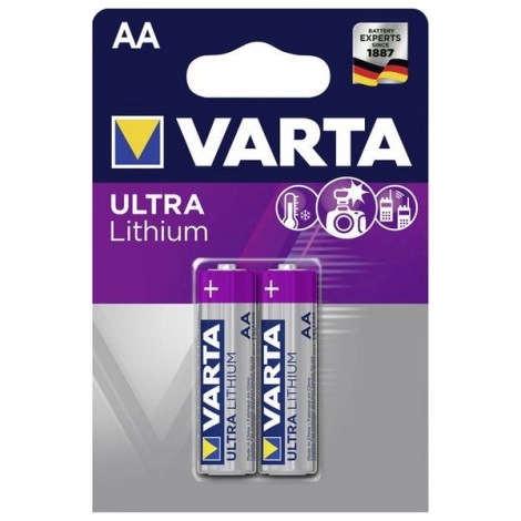 Varta 6106 - 2 kom Litijska baterija ULTRA AA 1,5V
