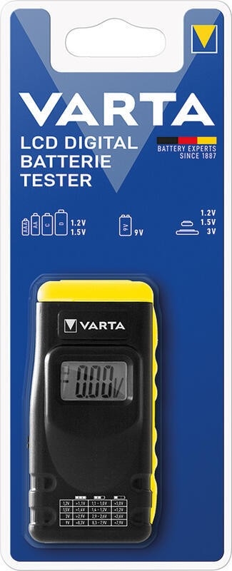 Varta 891101401 - Tester baterija i akumulatora s LCD zaslonom Battery Tester 3V