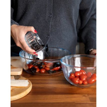 Vatrostalna posuda za pečenje PYREX 1,3 l s poklopcem