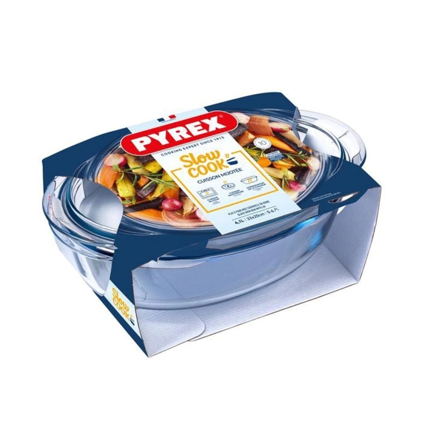 Vatrostalna posuda za pečenje s poklopcem PYREX 4,1 l