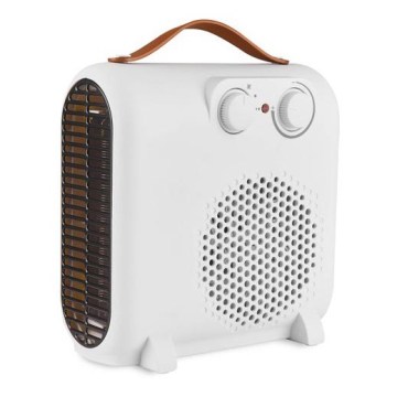 Ventilator s grijačem 1000/2000W/230V bijela
