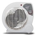 Ventilator s grijalicom ZEFIR 1000/2000W/230V bijela