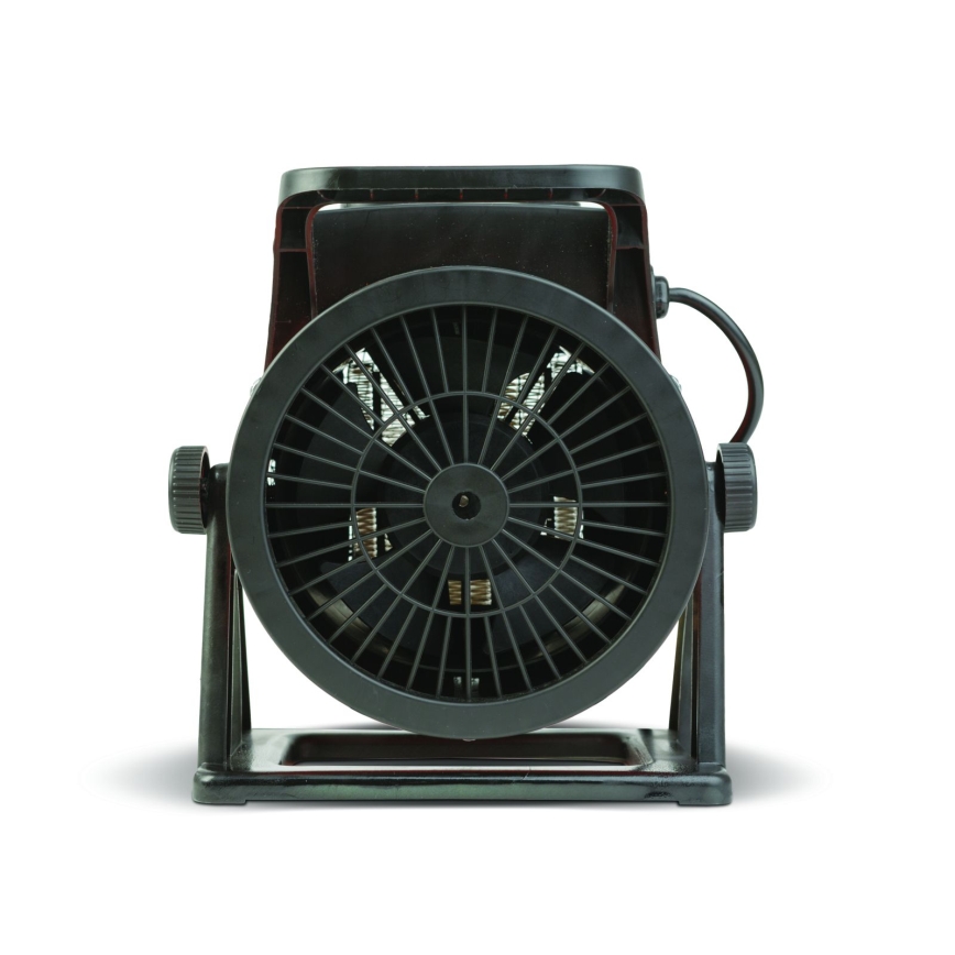 Ventilator s keramičkim grijačem 1000/2000W/230V narančasta/crna