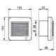 Ventilator za kupaonicu EDM-100 17W/230V IP44