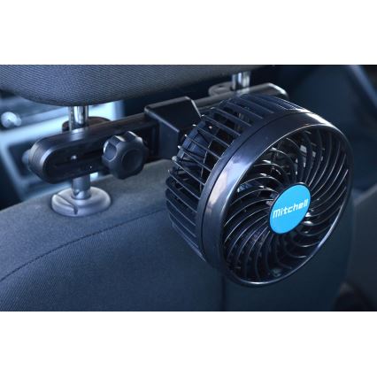 Ventilator za naslon za glavu automobila 4W/12V crna