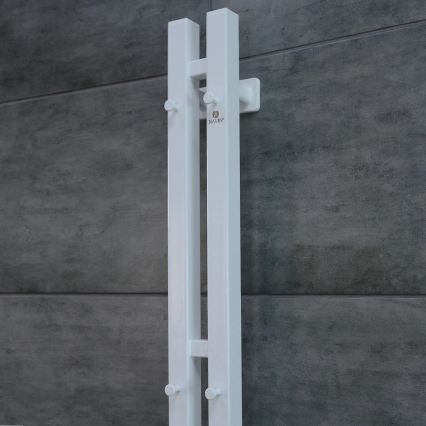 Vertaduro - Električni sušač ručnika s termostatom VEO 106W/230V 150x9 cm IP44 bijela desna