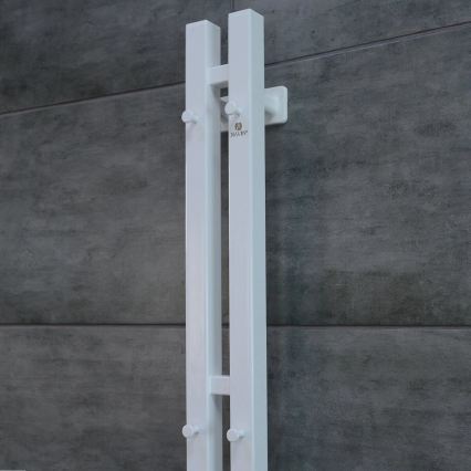 Vertaduro - Električni sušač za ručnike s termostatom VEO 70W/230V 120x9 cm IP44 bijeli desni