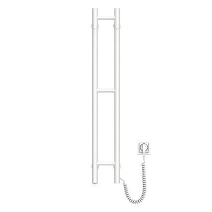 Vertaduro - Električni sušač za ručnike VEO 46W/230V 100x16 cm IP44 bijeli desni