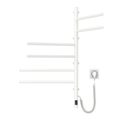 Vertaduro - Električni okretni sušilac za ručnike s termostatom ARA 105W/230V 80x49 cm IP44 bijela
