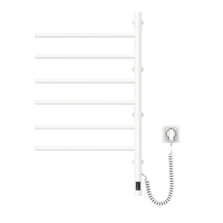 Vertaduro - Električni okretni sušilac za ručnike s termostatom ARA 105W/230V 80x49 cm IP44 bijela