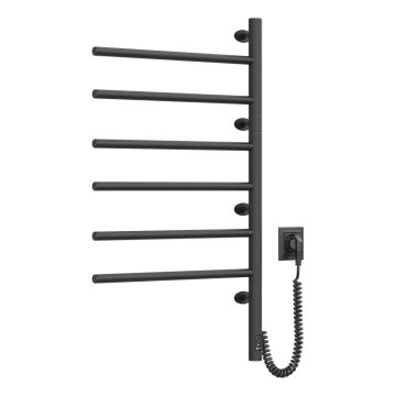 Vertaduro - Električno okretno sušilo za ručnike s termostatom ARA 105W/230V 82x49 cm IP44 crno