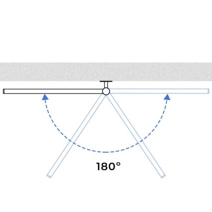 Vertaduro - Električno okretno sušilo za ručnike s termostatom ARA 105W/230V 82x49 cm IP44 crno