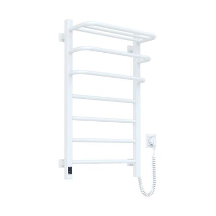 Vertaduro - Električni grijač za ručnike s termostatom DOR 155W/230V 80x48 cm IP44 bijela desna