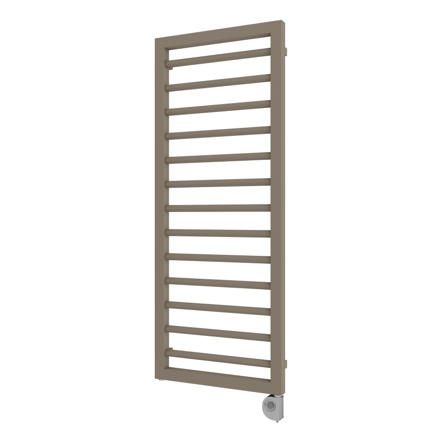 Vertaduro - Kupaonski radijator s termostatom ADEL 600W 128x50 cm taupe